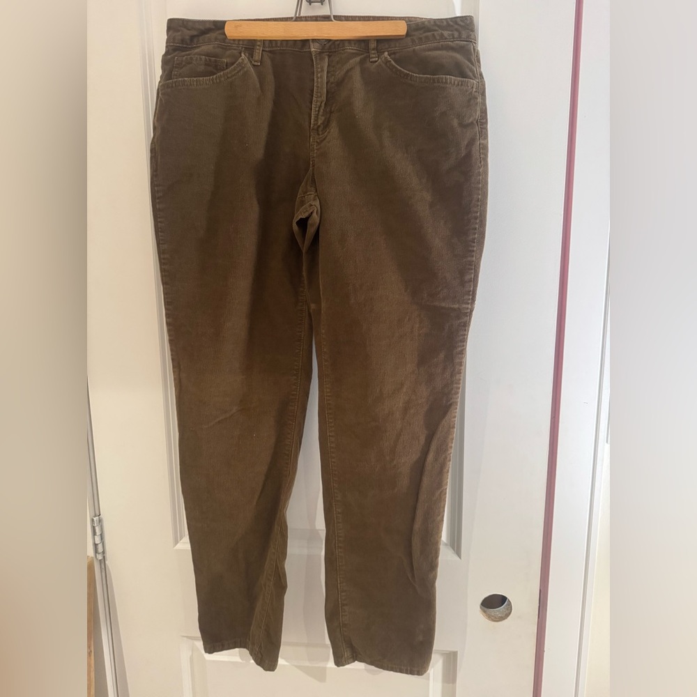 Eddie Bauer Brown Corduroy Pants